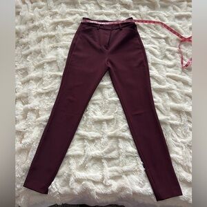 Express Burgundy Skinny Women's Pants